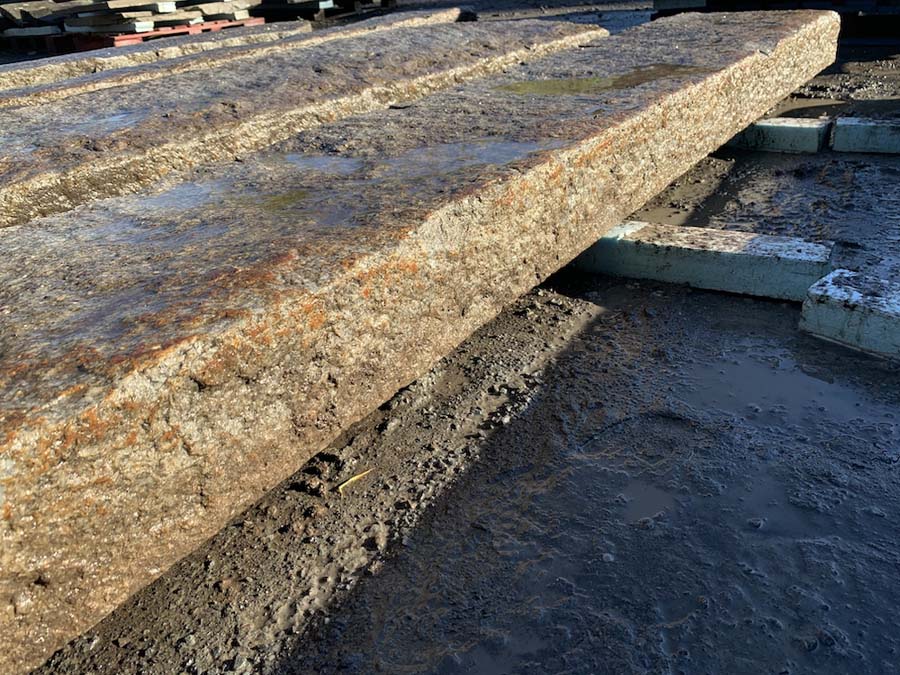 Reclaimed granite Curbing